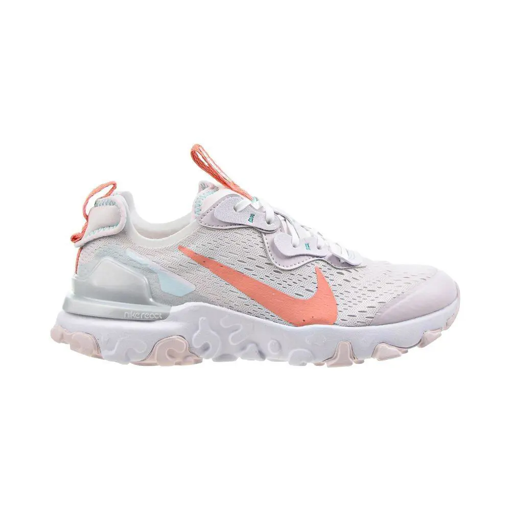 Nike React Vision GS Big Kids` Shoes Light Violet-white CD6888-500 - Light Violet-White-Metallic Platinum-Crimson Bliss