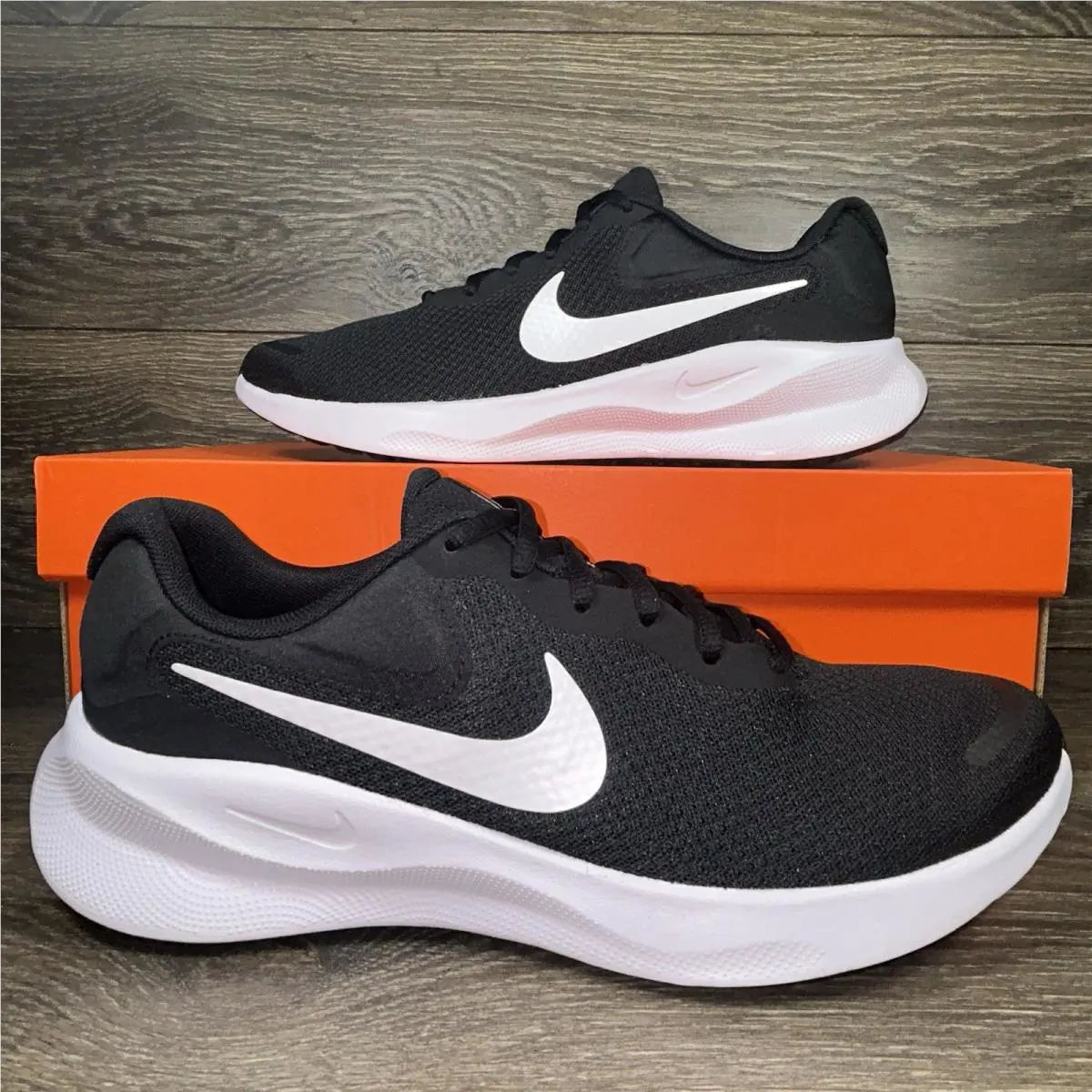 Nike shoes - Nike Revolution 7 - Revolution - Black, White 7