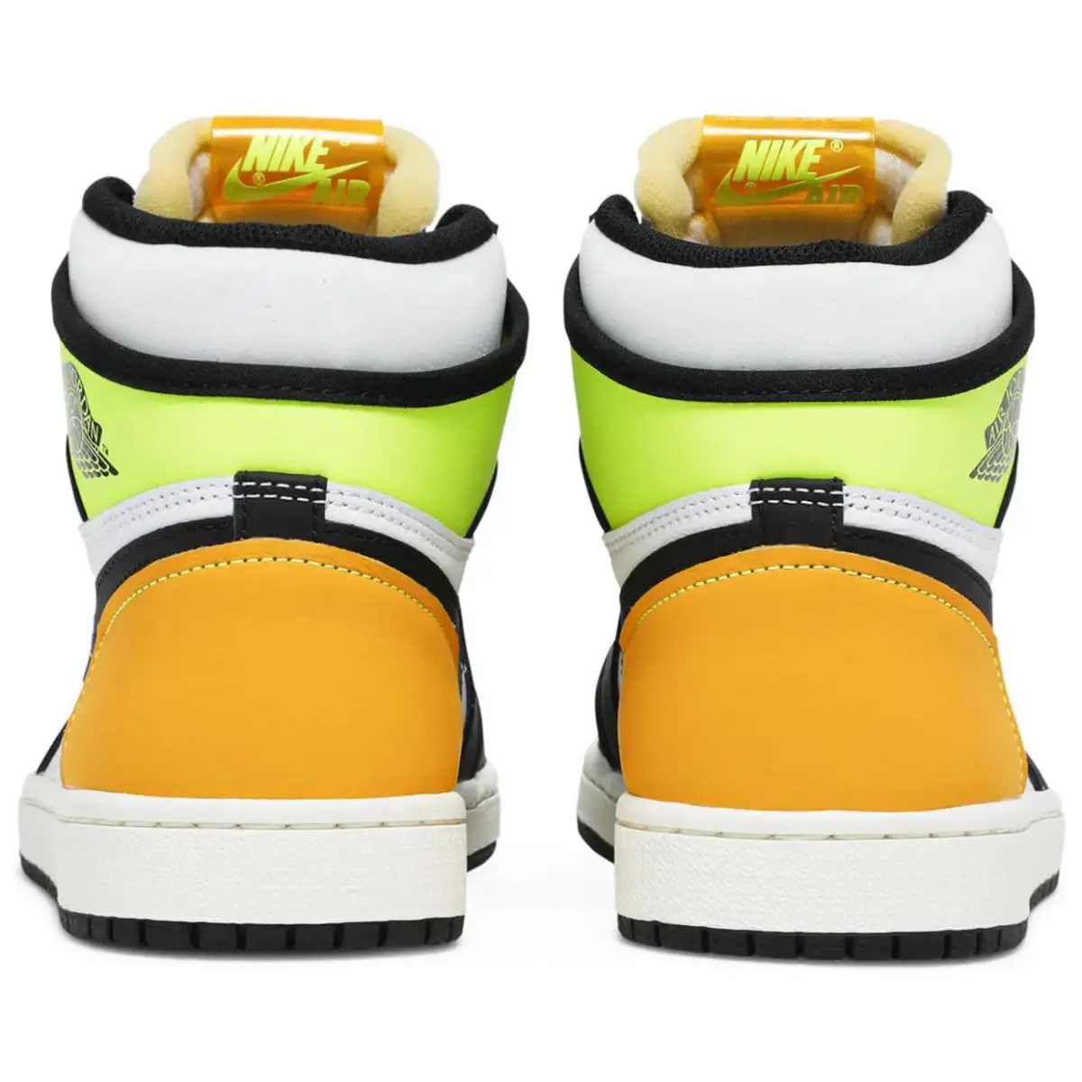 Nike shoes - Jordan 1 - 555088 118 - White/Volt/University Gold/Black 2