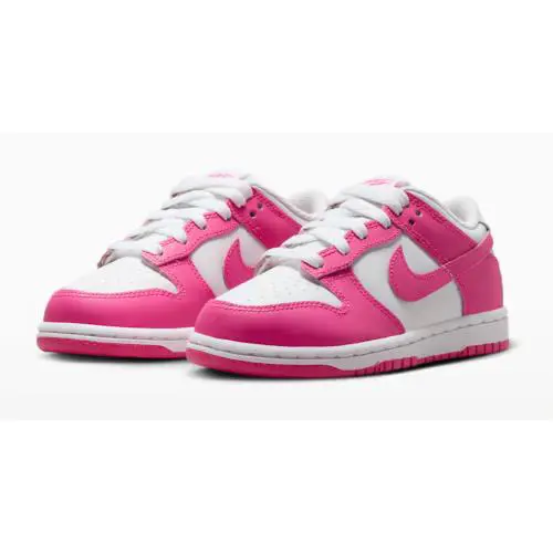 Nike shoes - Nike Dunk Low - Dunk Low - White/Laser Fuchsia 6