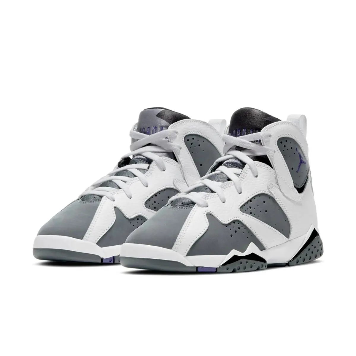Nike shoes - Jordan 7 - White/Flint Grey/Varsity Purple 1