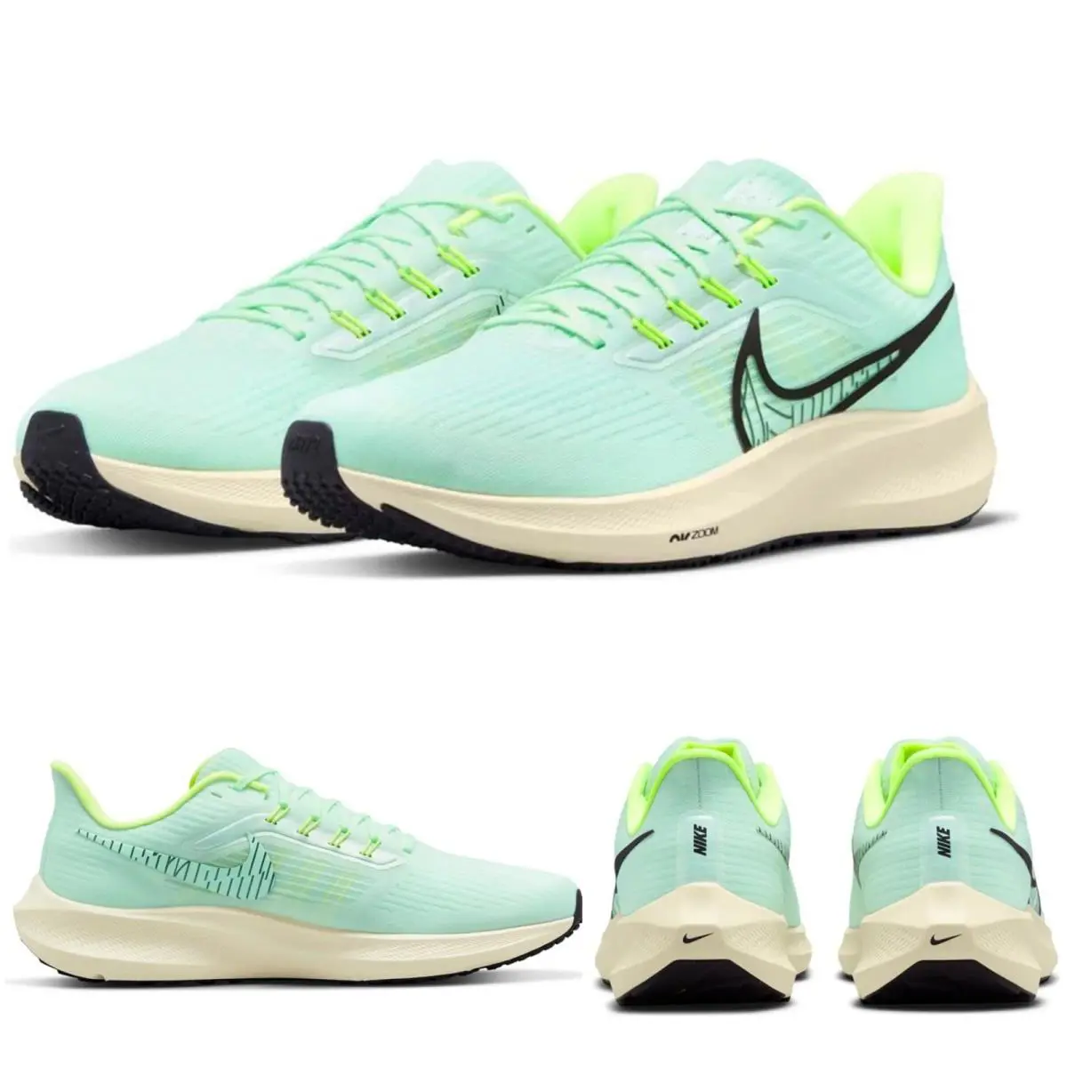 Nike shoes - Nike Air Zoom Pegasus 39 - HD4071 301 - Barely Green, Black, Volt, Mint 1