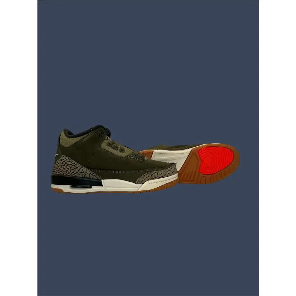 Nike shoes - Youth Air Jordan 3 Retro Medium Olive GS DM0967-202 3
