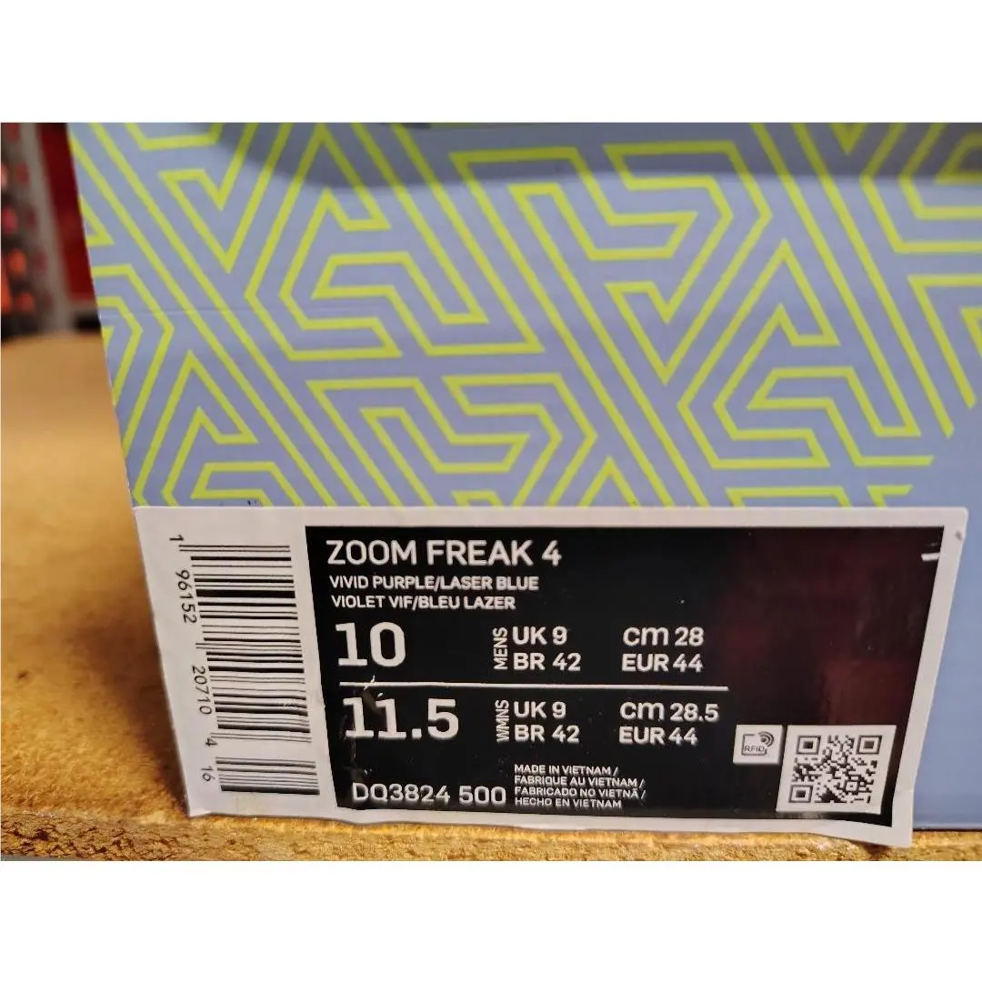 Nike shoes - Nike Zoom Freak 4 - Zoom Freak - DQ3824 500 - Vivid Purple Laser Blue 4