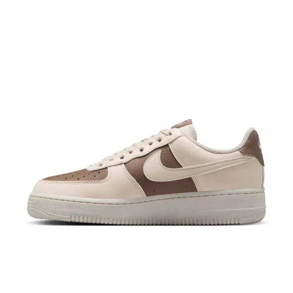 Nike Air Force 1 Low `07 IH0585-200 Women 9.5 Brown Sail Lifestyle Shoes DWA3474 - Ivory