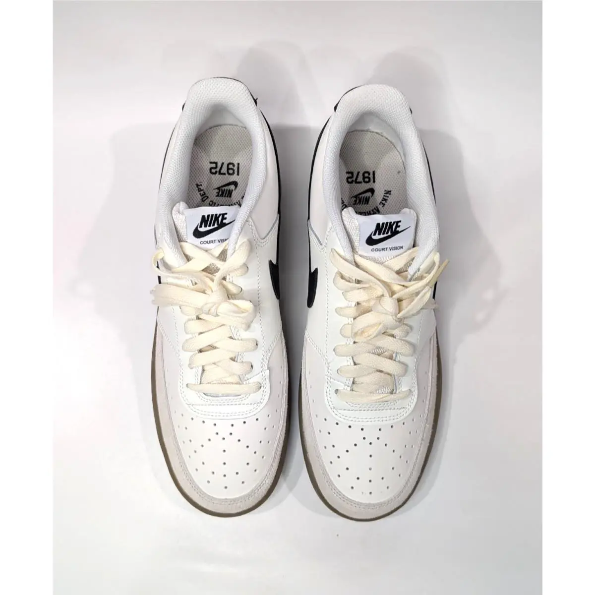 Nike shoes - Nike Court Vision Low - Court Vision Low - FQ8075-133 - Sail/Black/Brown 0