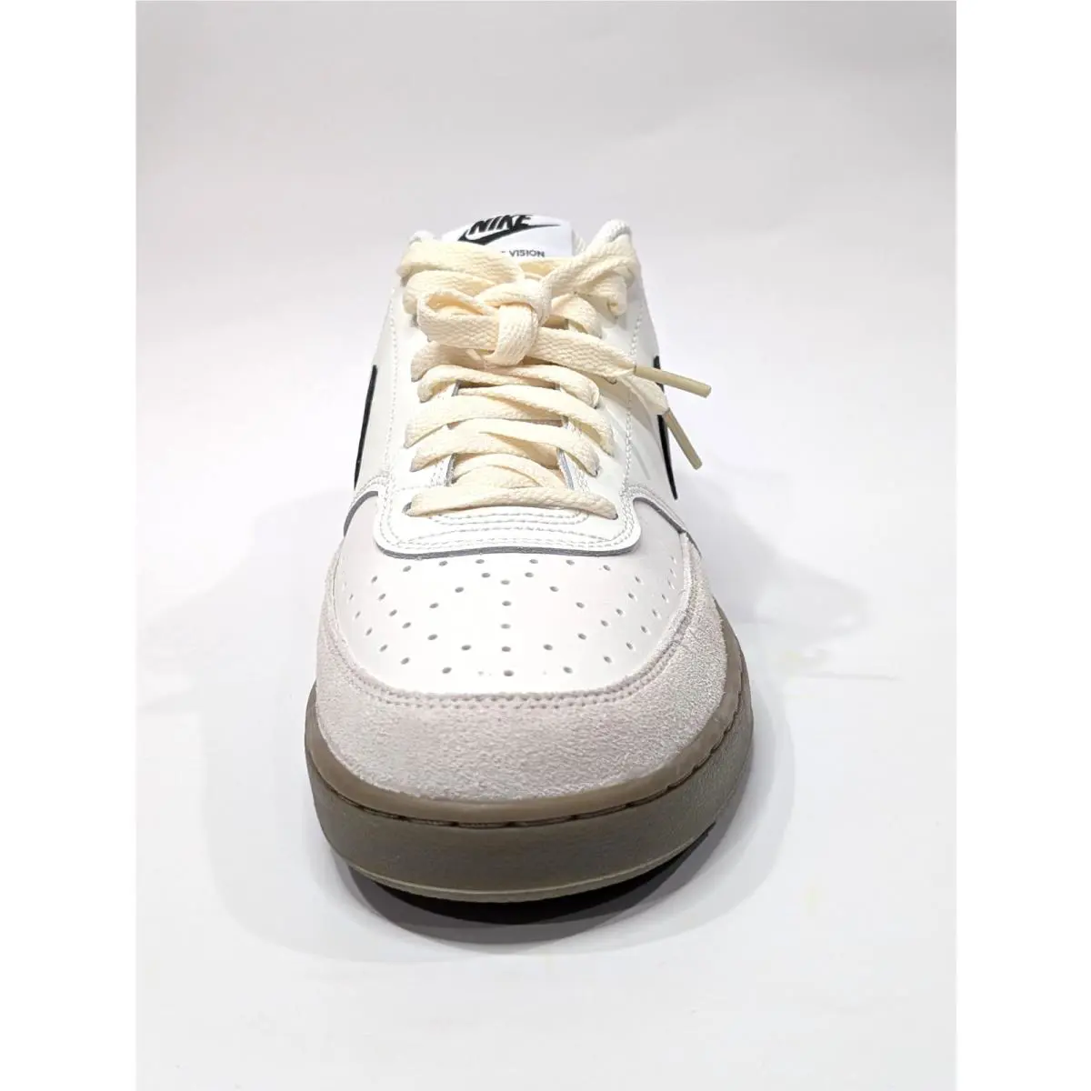 Nike shoes - Nike Court Vision Low - Court Vision Low - FQ8075-133 - Sail/Black/Brown 3