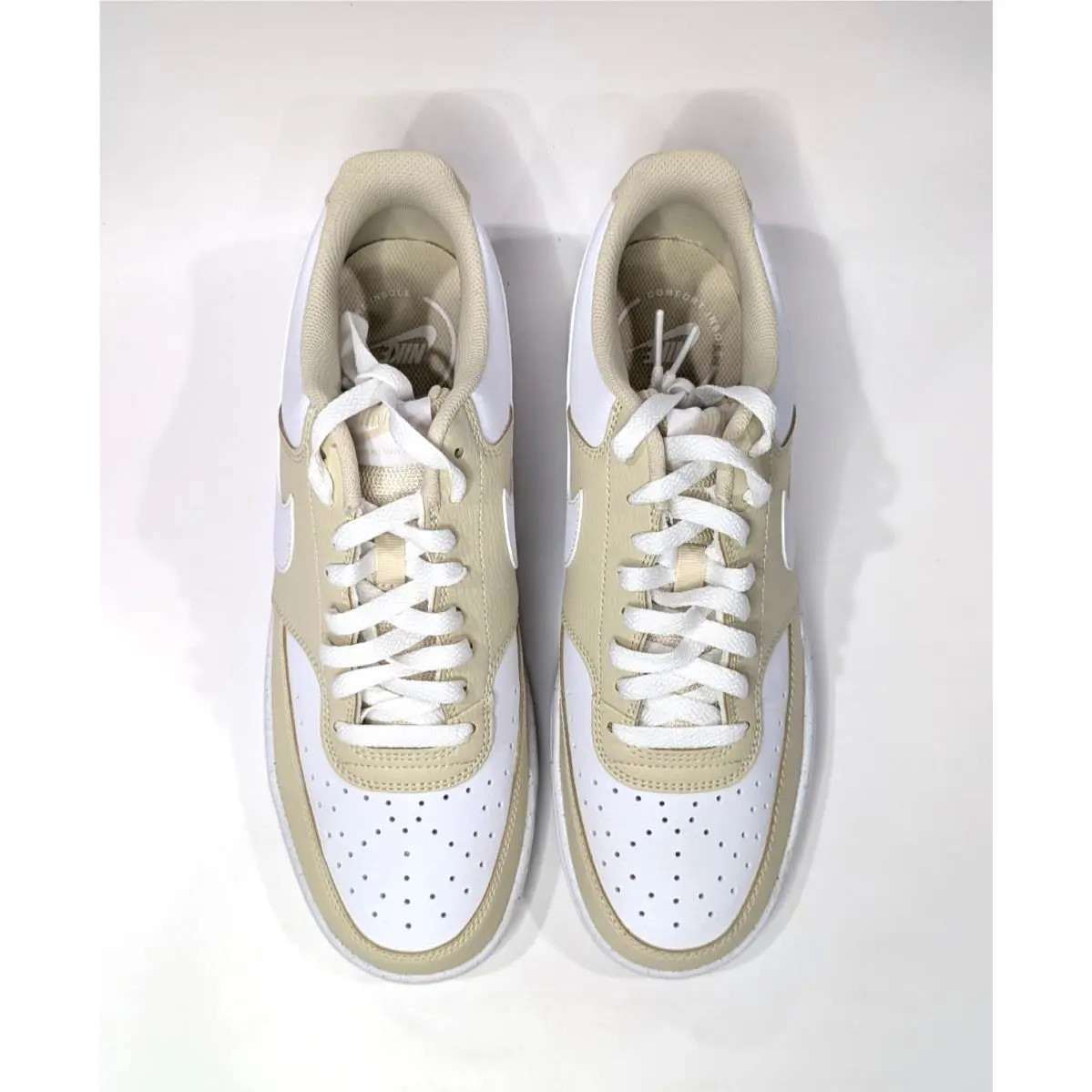Nike shoes - Nike Court Vision Low - Court Vision Low - HM9862-200 - Light Khaki/White 0