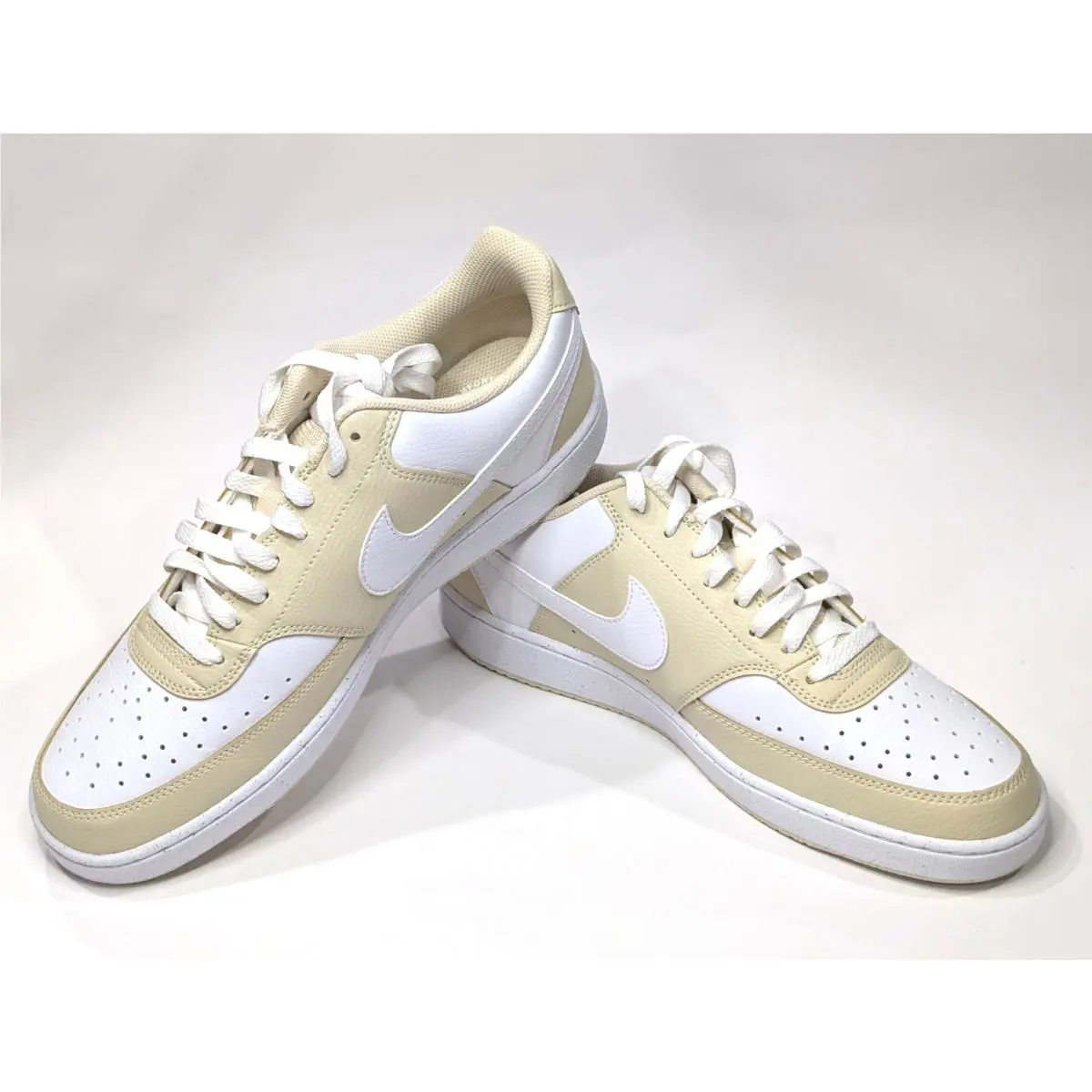 Nike shoes - Nike Court Vision Low - Court Vision Low - HM9862-200 - Light Khaki/White 9