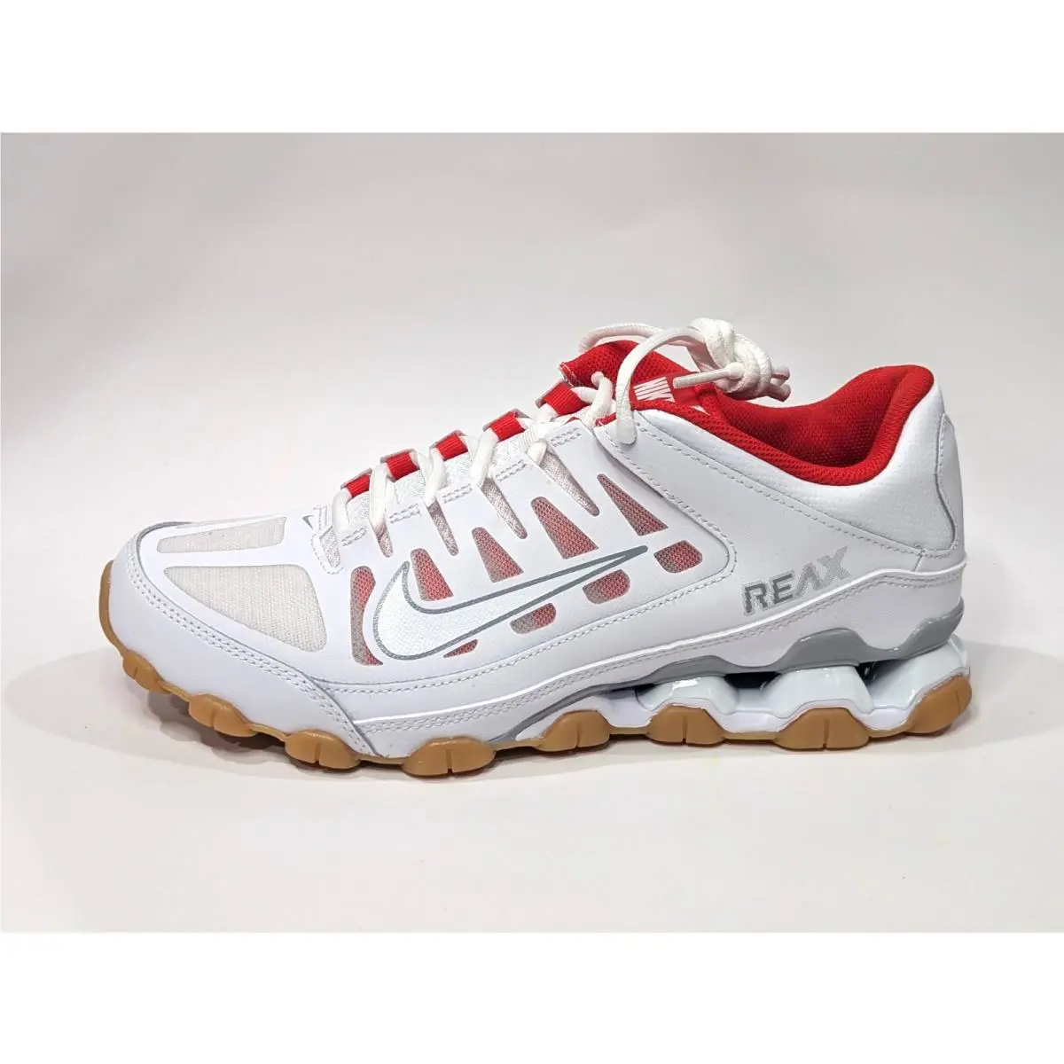 Nike shoes - Nike Reax 8 TR Mesh - 621716-103 - White/Grey/Red 5