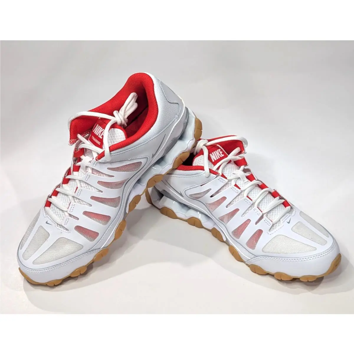 Nike shoes - Nike Reax 8 TR Mesh - 621716-103 - White/Grey/Red 8
