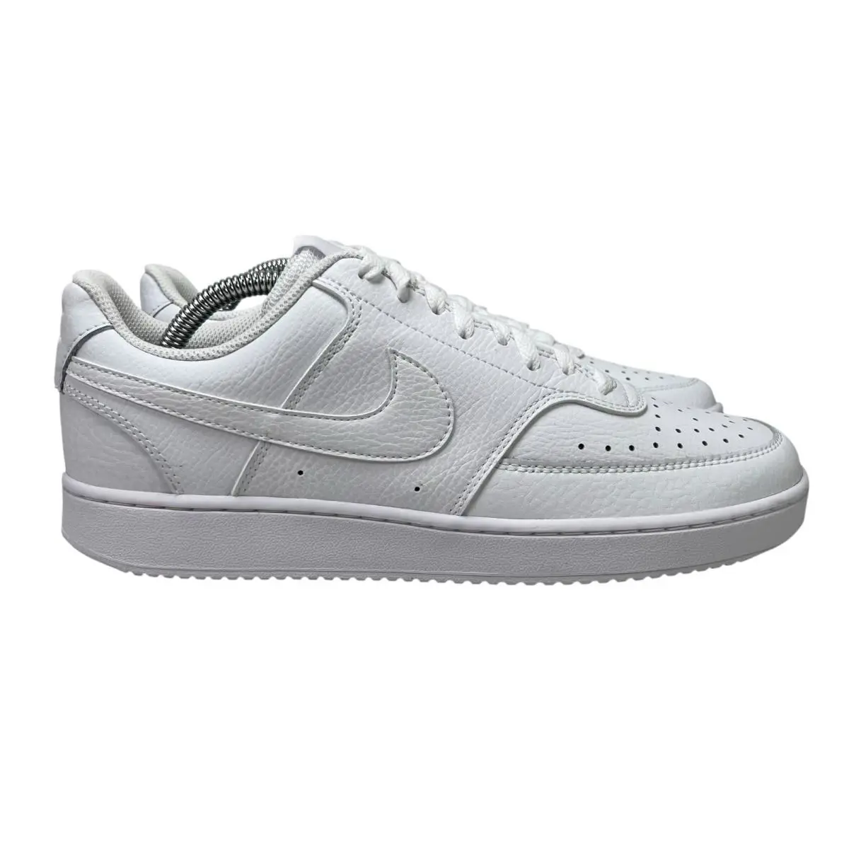 Nike Court Vision Low Triple White Shoes CD5434-100 Women`s Size 11 - White