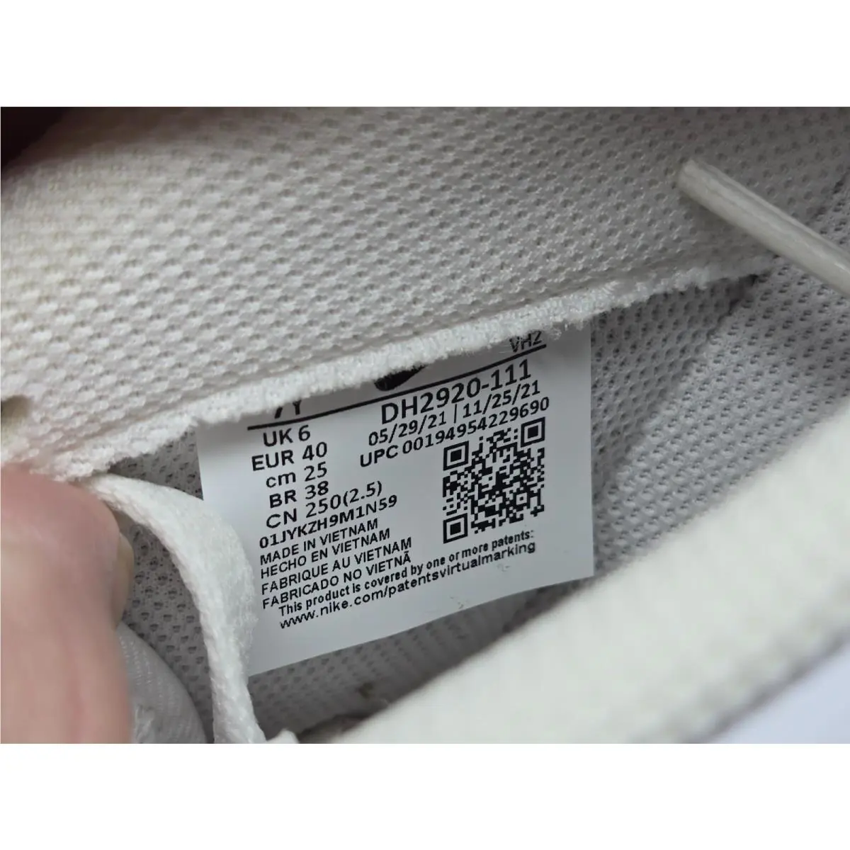 Nike shoes - Nike Air Force 1 GS - DH2920-111 - White 5