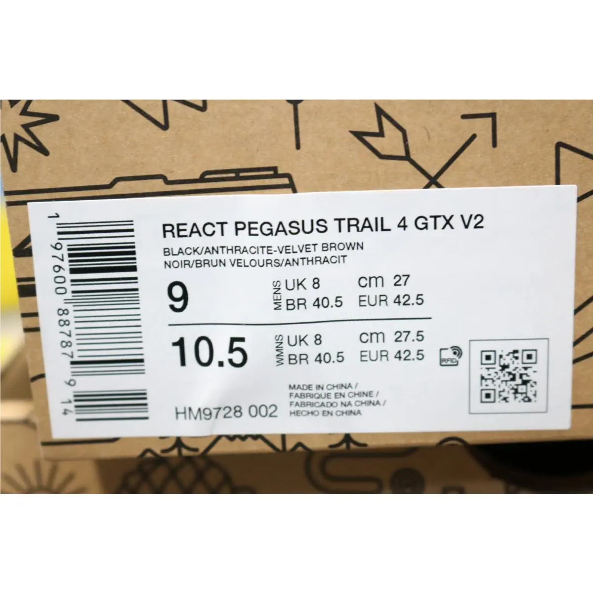 Nike shoes - Nike React Pegasus - React Pegasus - HM9728-002 - Black 1