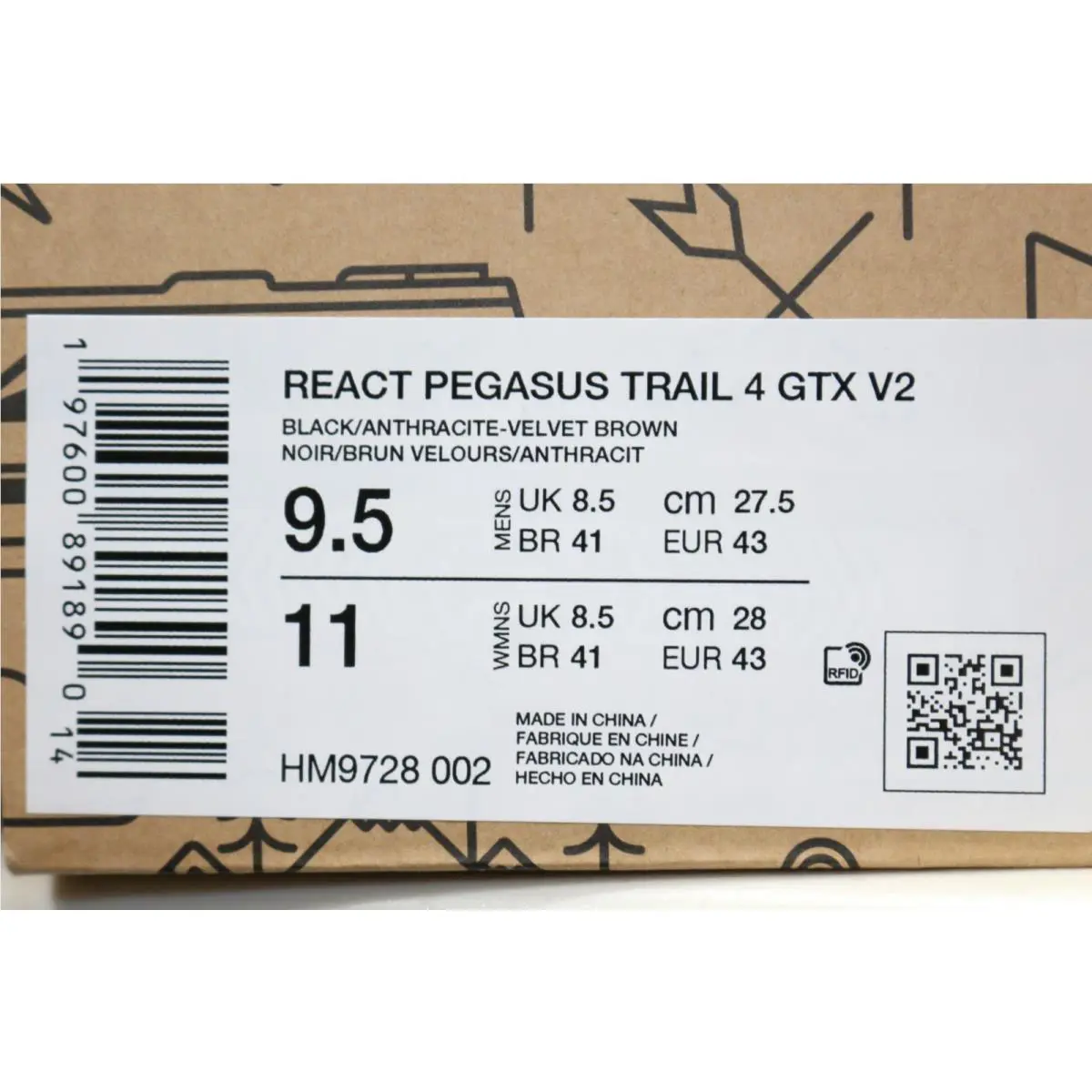 Nike shoes - Nike React Pegasus - React Pegasus - HM9728-002 - Black 2