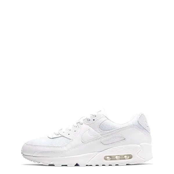 Men`s Nike Air Max 90 White/white-white-wolf Grey CN8490 100 - White/White-White-Wolf Grey