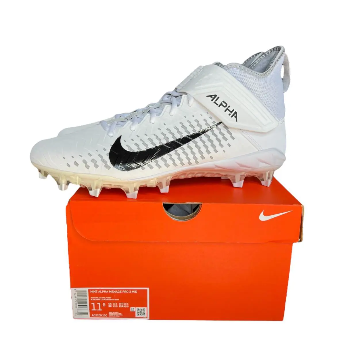 Nike shoes - Nike Alpha Menace Pro 2 - White 0