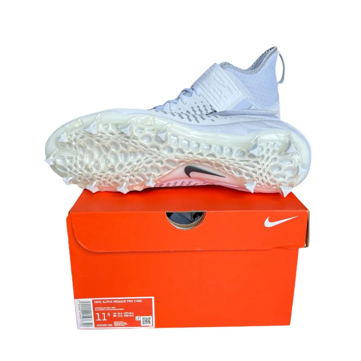 Nike shoes - Nike Alpha Menace Pro 2 - White 3