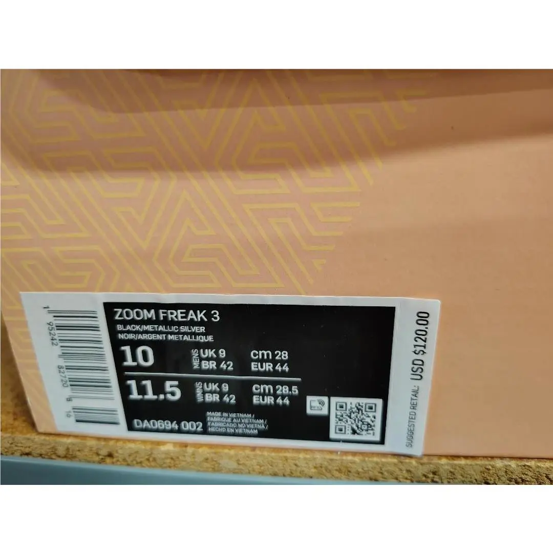 Nike shoes - Nike Zoom Freak 2 - Zoom Freak - CK5424 001 - Black White Off Noir 4