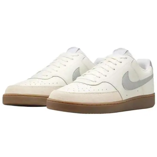 Nike HV2530 100 Court Vision Low Sail/smoke Grey Tennis Shoessneakers Unisex - SAIL/SMOKE GREY