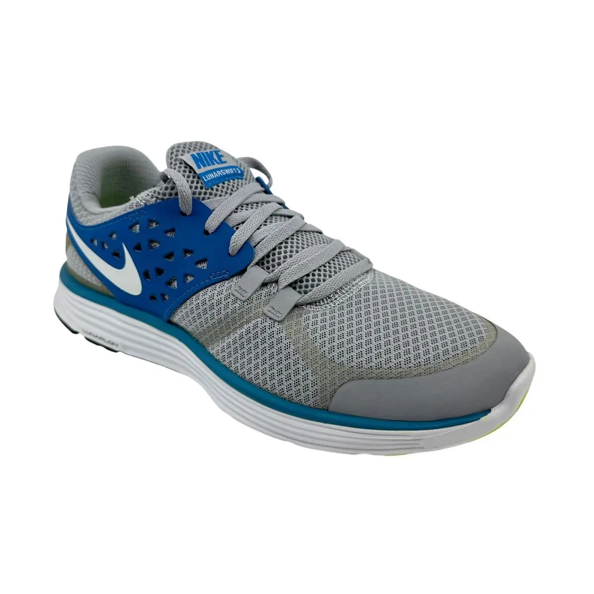 Nike shoes - Nike LunarSwift+ 3 - 472502 014 - Gray, Manufacturer: Wolf Grey White Blue 0