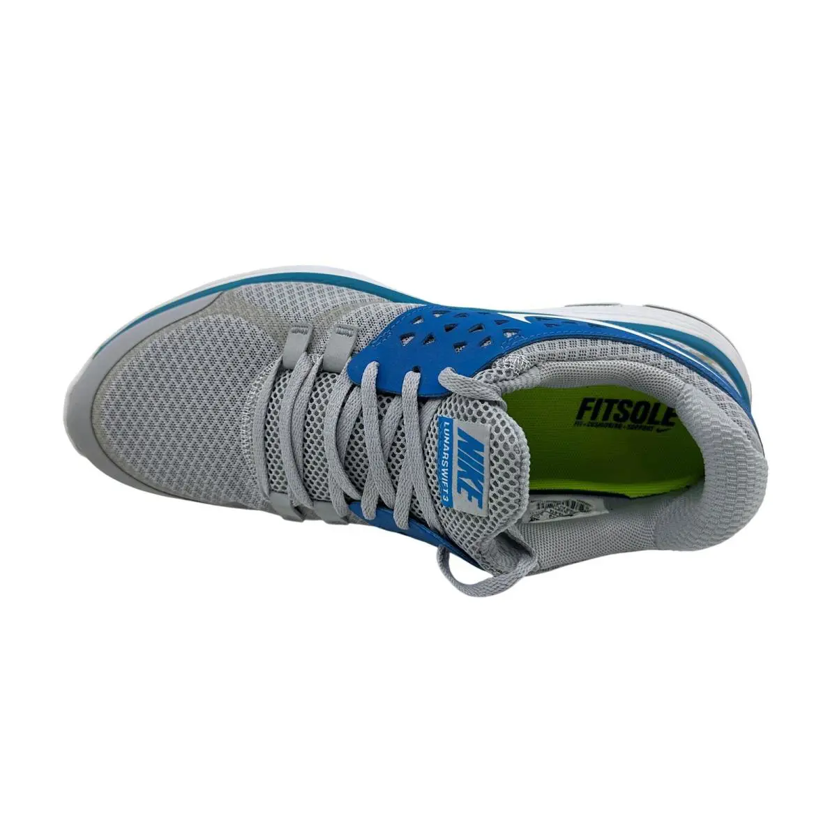 Nike shoes - Nike LunarSwift+ 3 - 472502 014 - Gray, Manufacturer: Wolf Grey White Blue 2