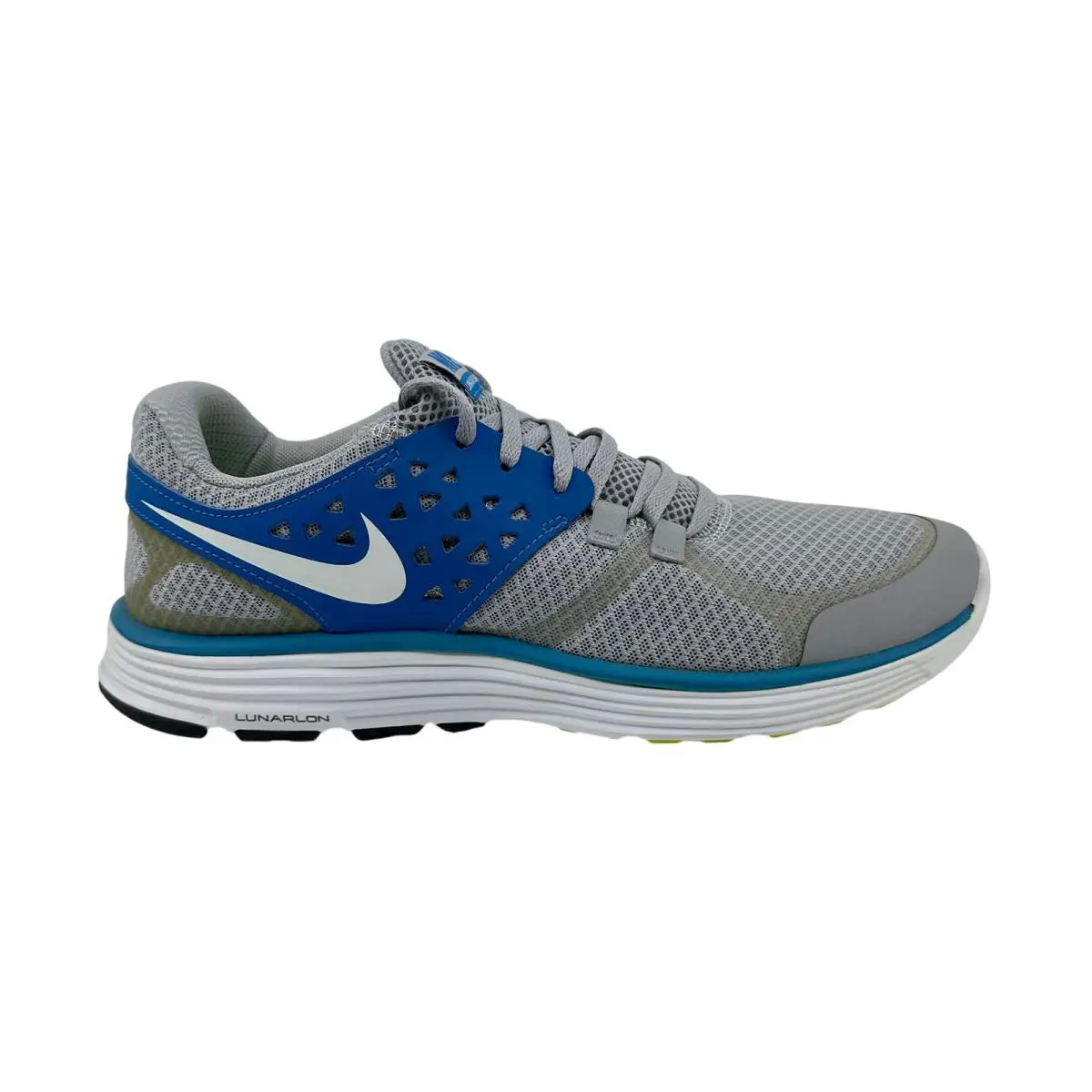 Nike shoes - Nike LunarSwift+ 3 - 472502 014 - Gray, Manufacturer: Wolf Grey White Blue 5
