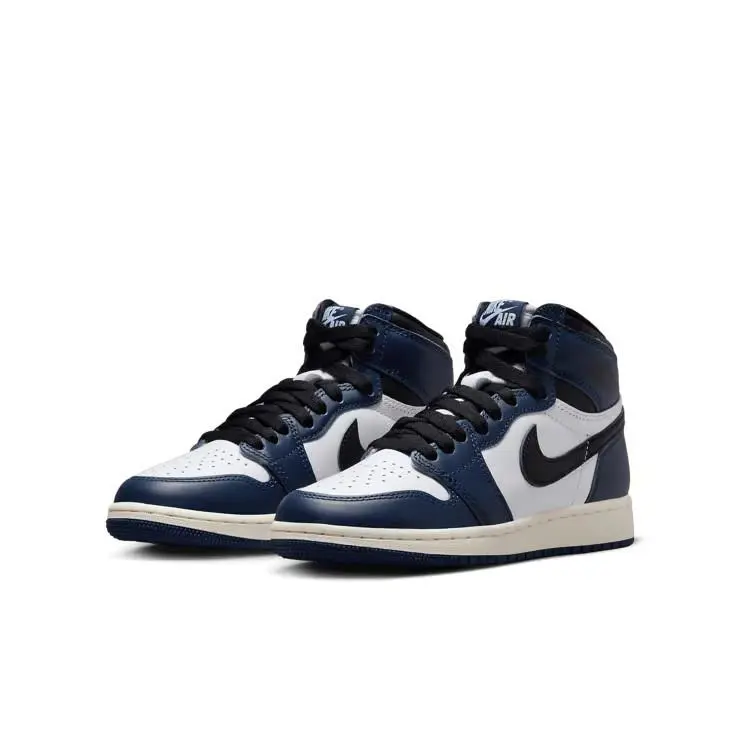 Nike Air Jordan 1 Retro High OG GS Midnight Navy FD1437-401 Sneakers - Navy