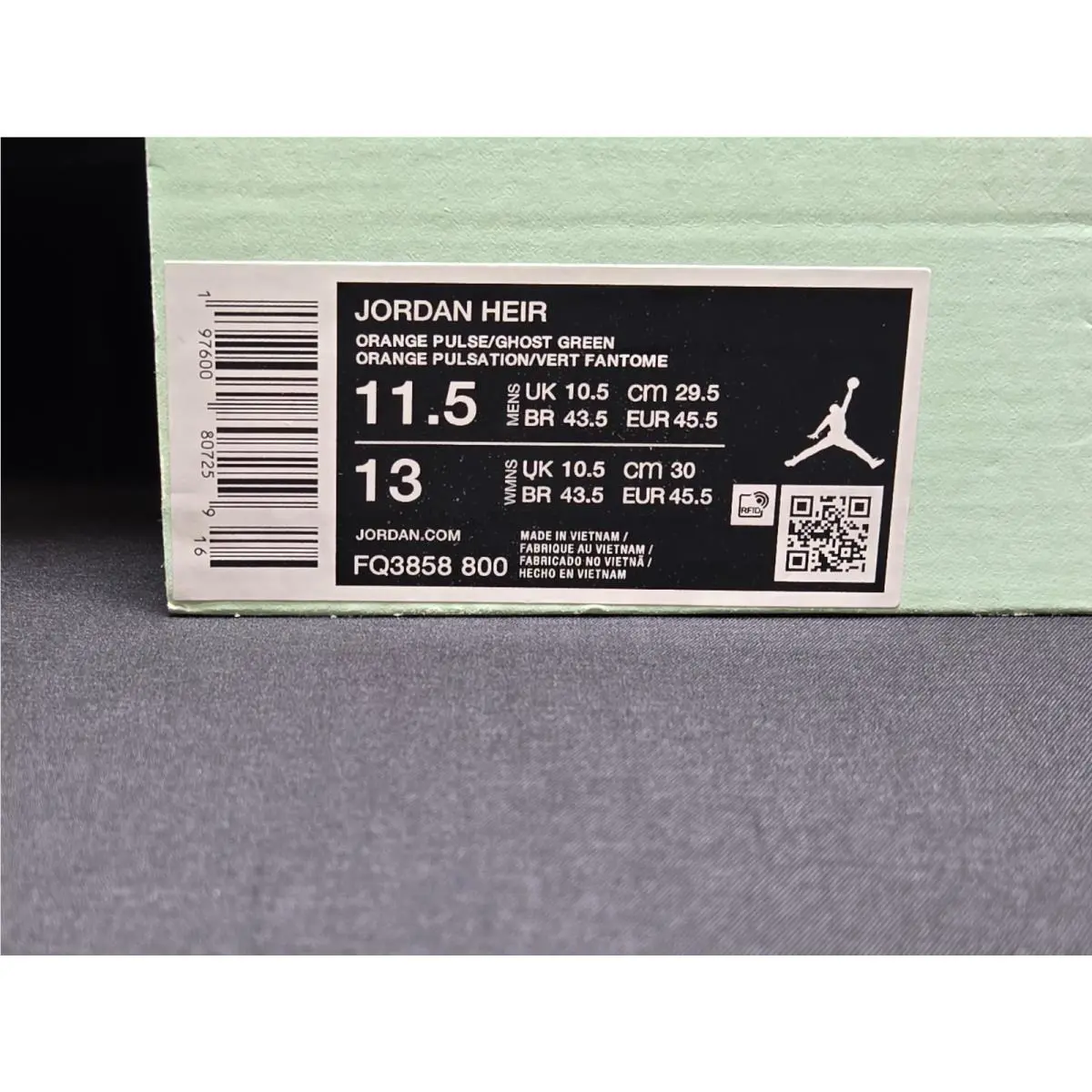 Nike shoes - Jordan Heir - Heir - FQ3858-800 - Orange 20