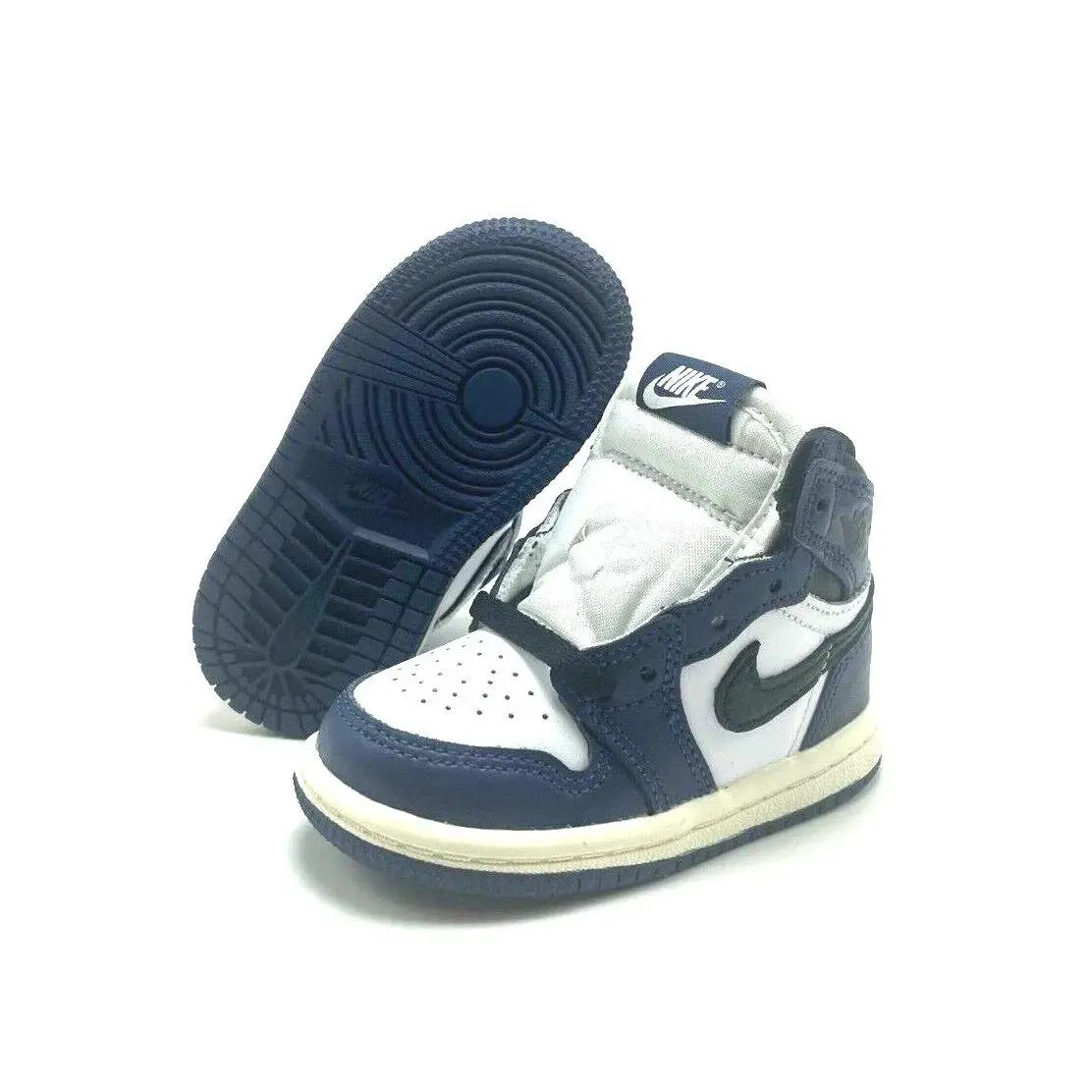 Nike Jordan 1 Retro High OG (td) Jordan 1 Retro High OG TD Midnight Navy FD1413-401 Fashion Shoes - Navy