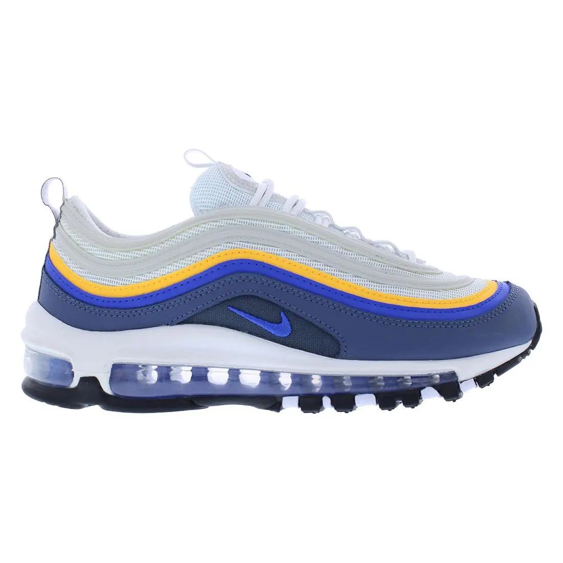 Nike Air Max 97 GS Girls Shoes - Summit White/Racer Blue, Main: Multi-Colored
