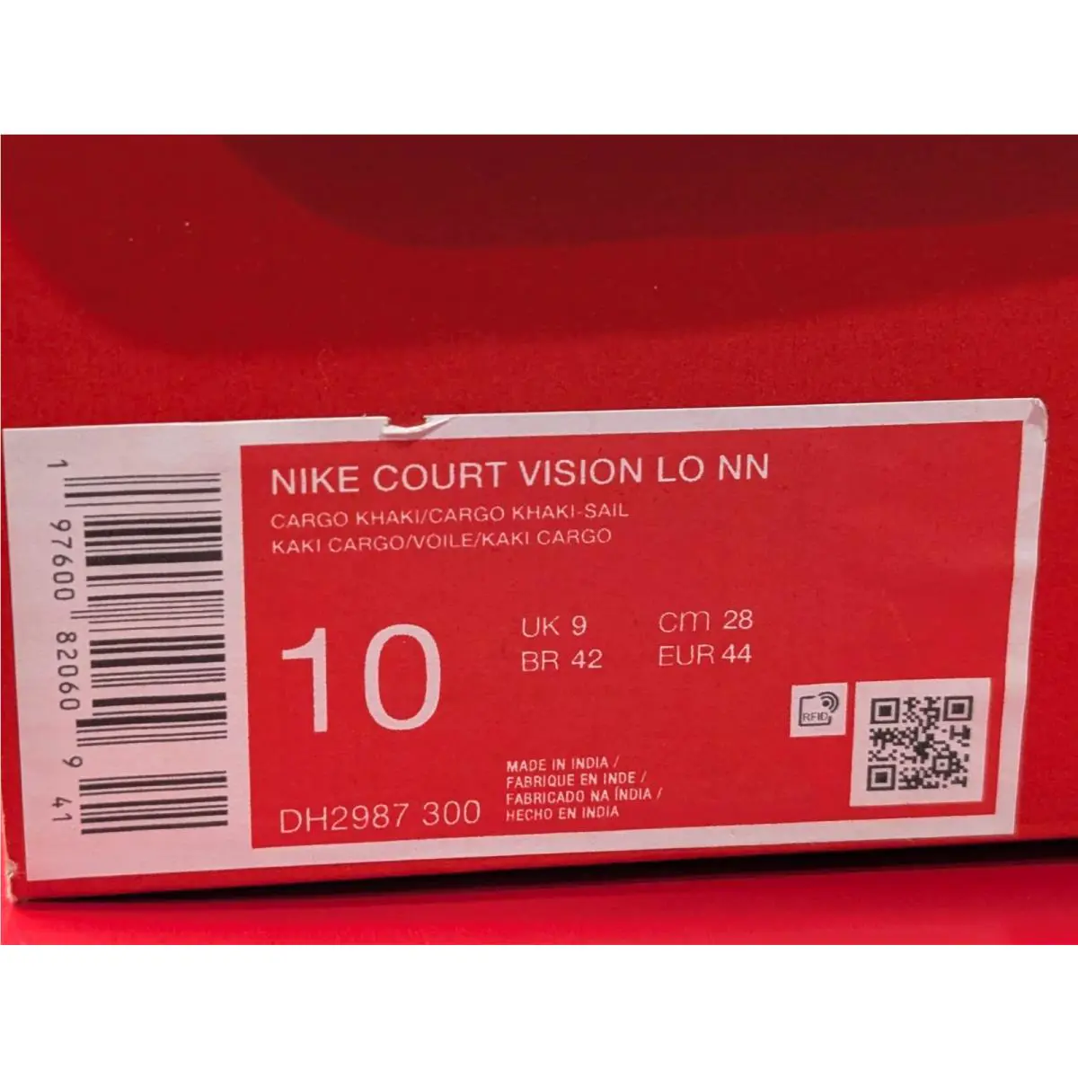 Nike shoes - Nike Court Vision Low - Court Vision Low - DH2987-300 - Cargo Khaki 9