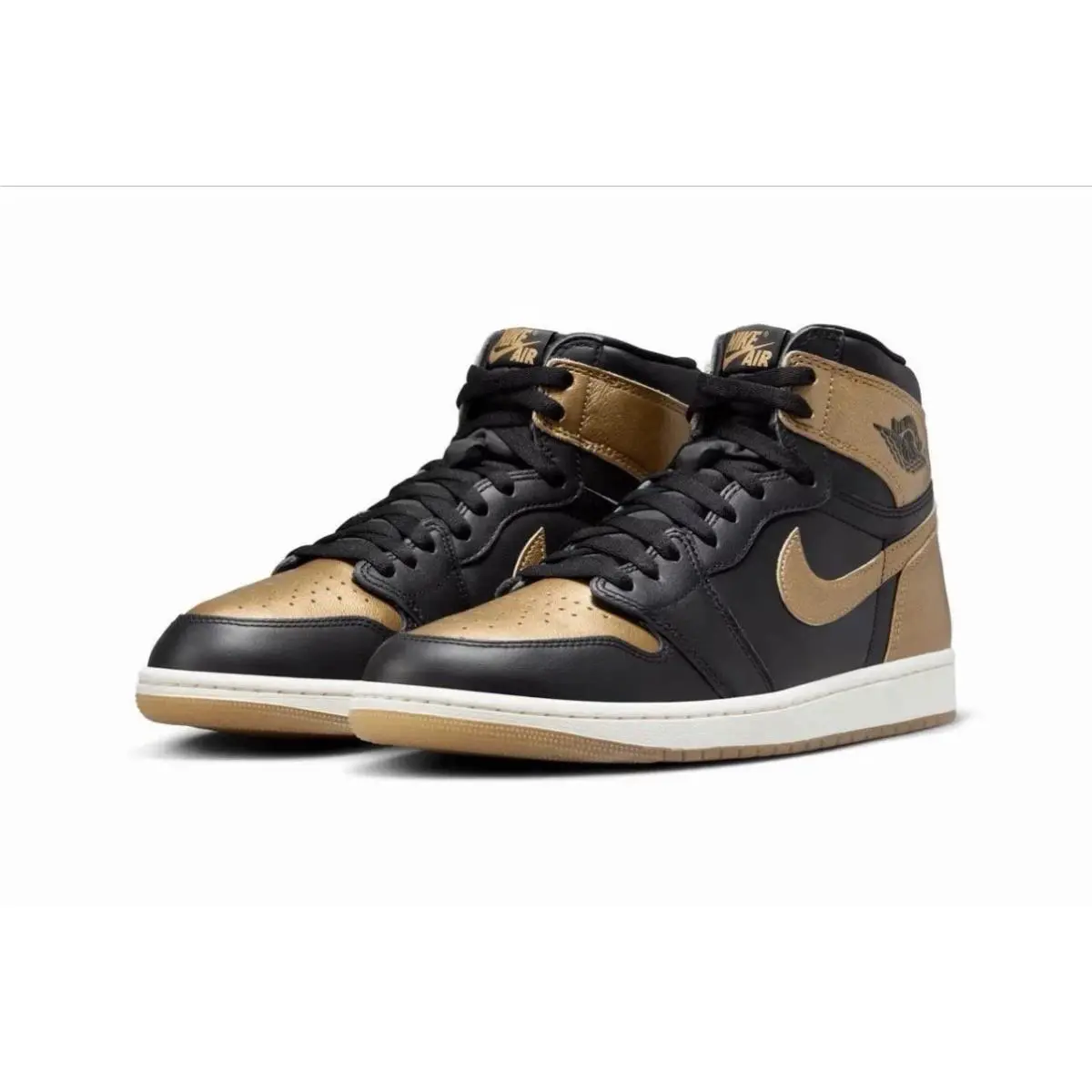 Nike Air Jordan 1 Retro High OG GS Black/ Gold FD1437-071 Sneakers - Black