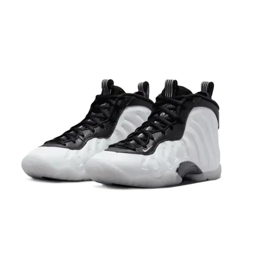 Nike shoes - Nike Little Posite - Little Posite - WHITE METALLIC SILVER BLACK 0