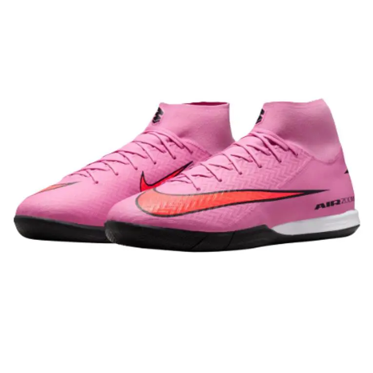 Nike Men`s Mercurial Superfly 10 Academy Indoor Magic Flamingo FQ8332-600 j - Magic Flamingo/Total Crimson/Black