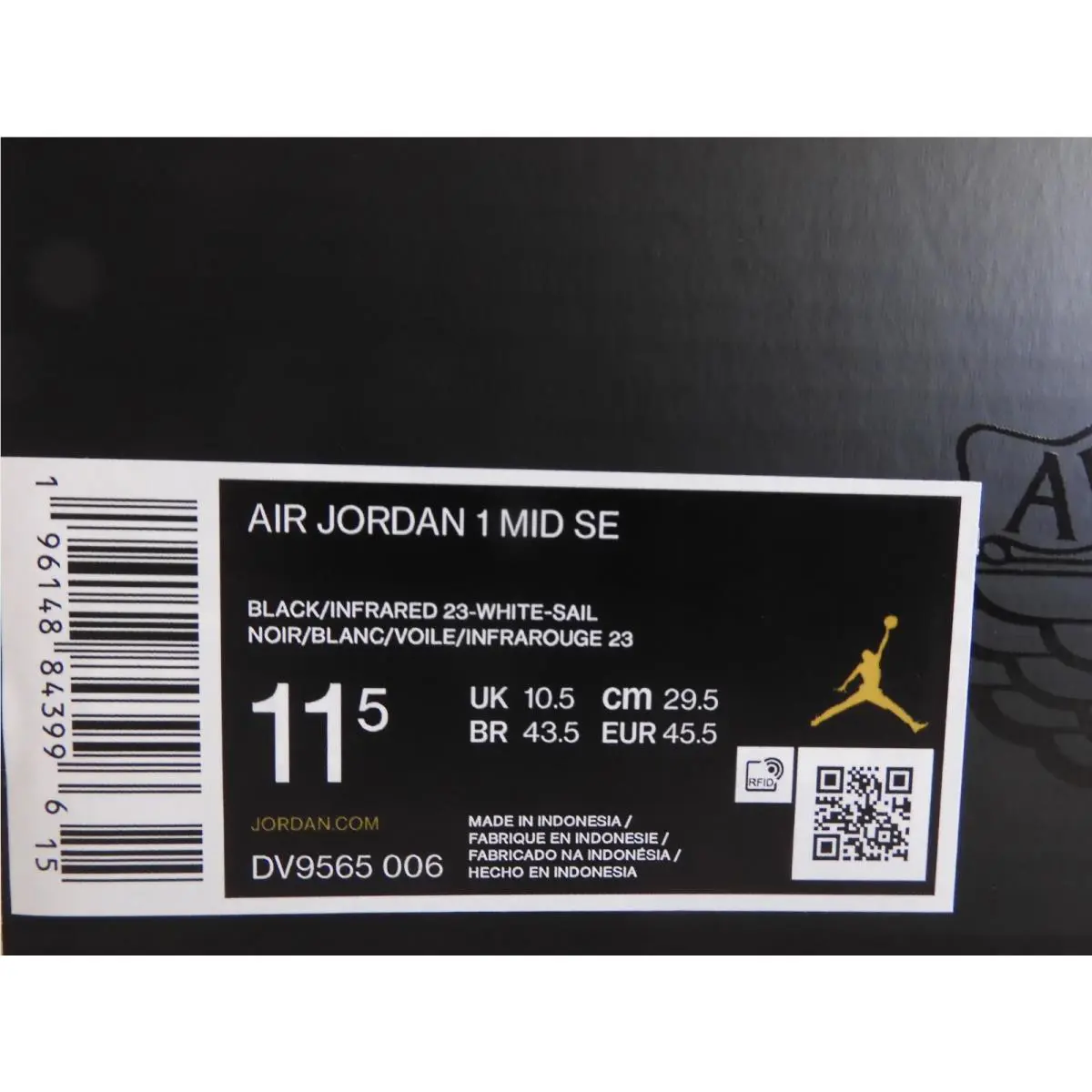 Nike shoes - Nike Air Jordan 1 - Air - DV9565-006 - Black 30
