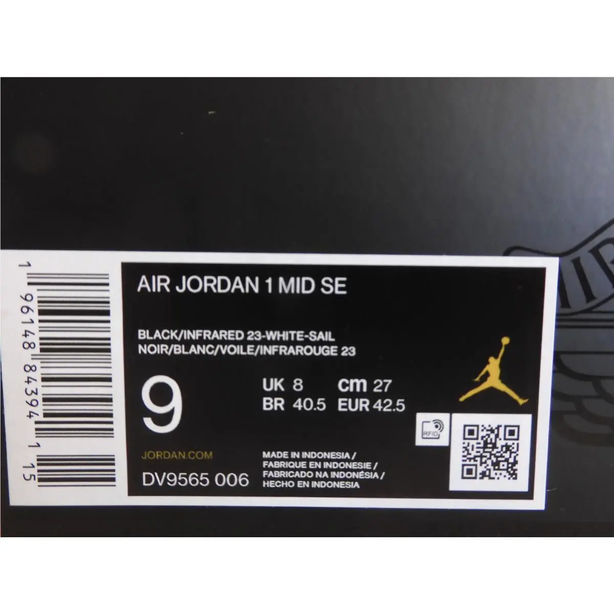 Nike shoes - Nike Air Jordan 1 - Air - DV9565-006 - Black 22