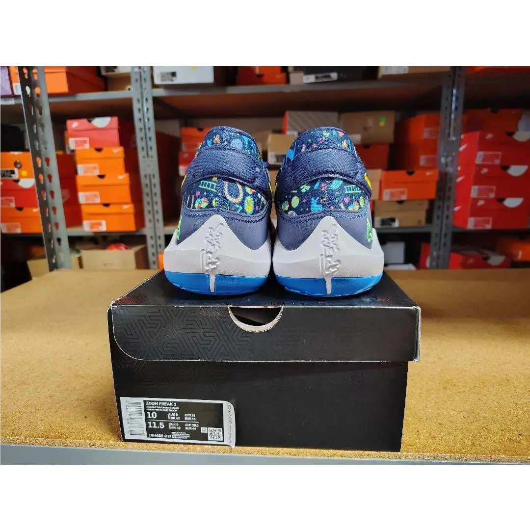 Nike shoes - Nike Zoom Freak 2 - Zoom Freak - DB4689 400 - Midnight Navy Poison Green 3