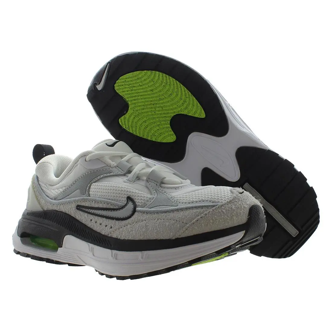 Nike Air Max Bliss Womens Shoes - White/Metallic Silver, Main: Off-White