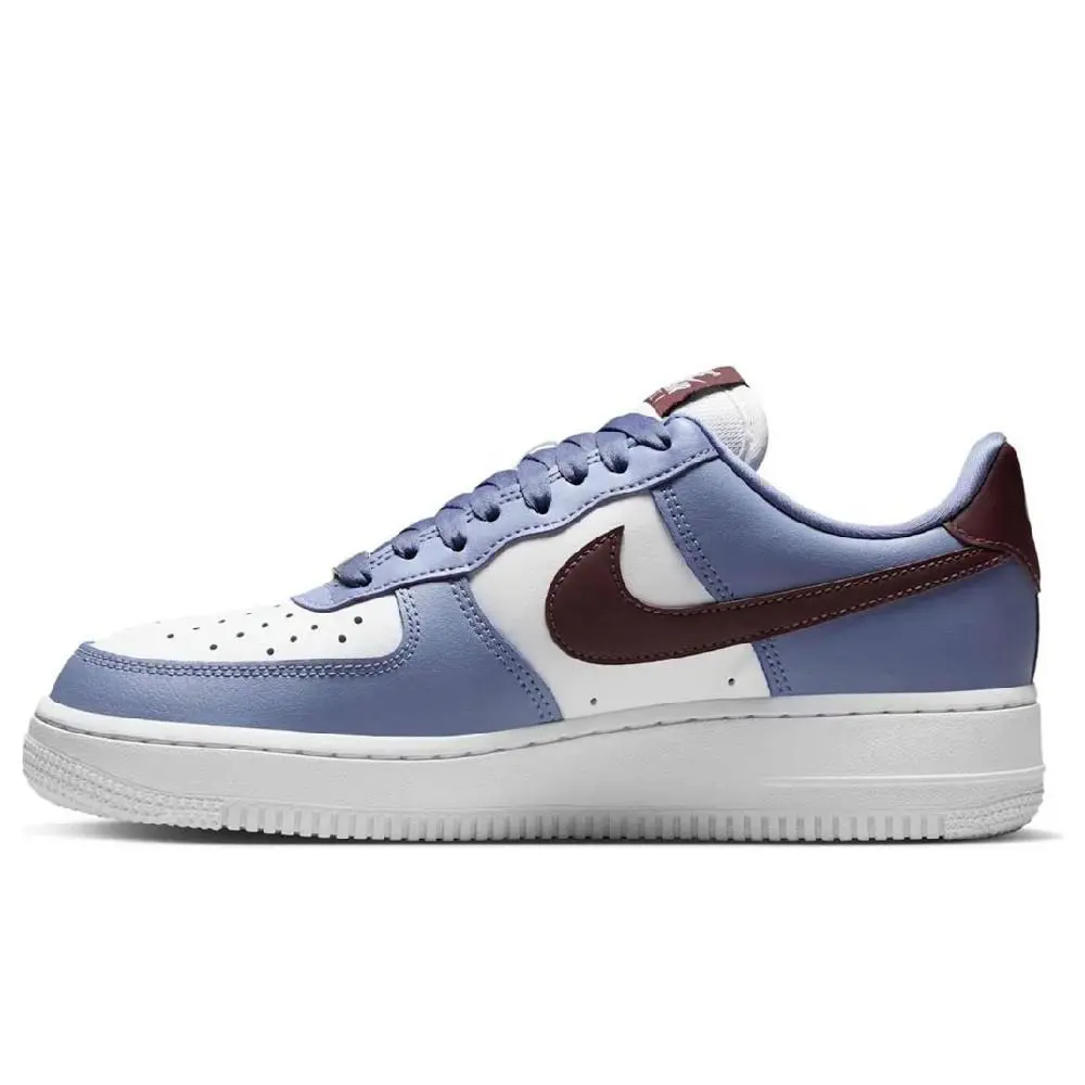 Women`s Nike Air Force 1 `07 World Indigo/burgundy Crush IM6364 400 - World Indigo/Burgundy Crush