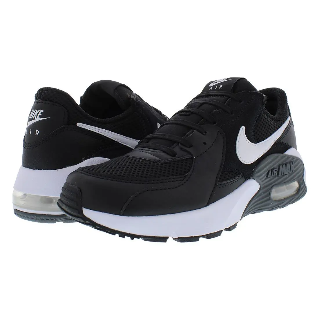 Nike shoes - Black/White/Dark Grey, Main: Black 6