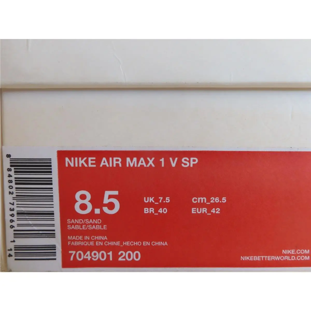 Nike shoes - Nike Air Max 1 - Air Max - 704901-200 - Brown 8