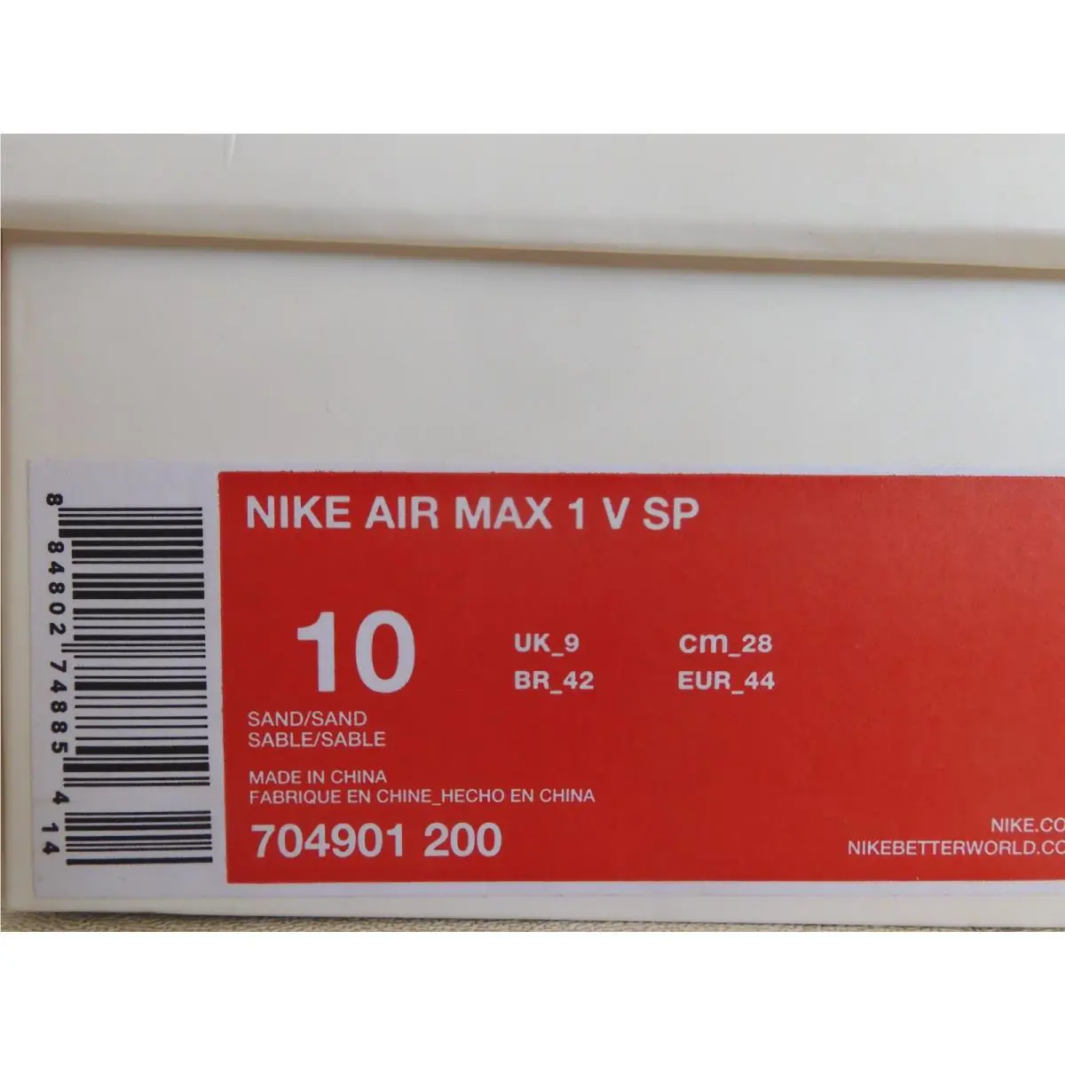 Nike shoes - Nike Air Max 1 - Air Max - 704901-200 - Brown 38
