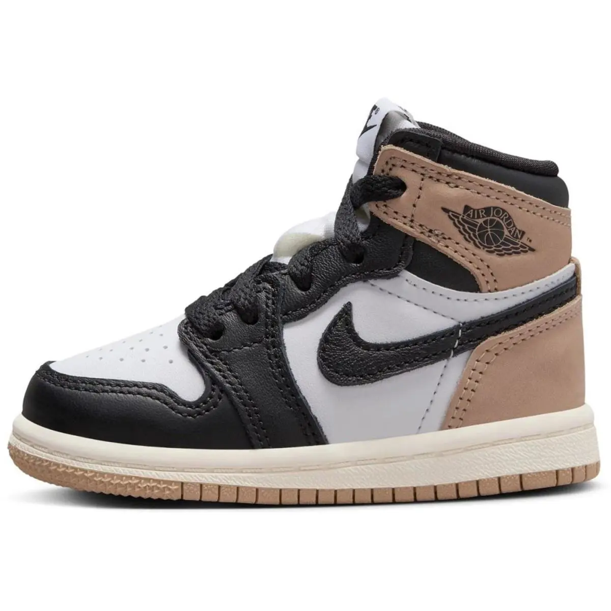 Nike Jordan 1 Retro High OG (td) Jordan 1 Retro High OG TD Latte FD2598-021 Fashion Shoes - White