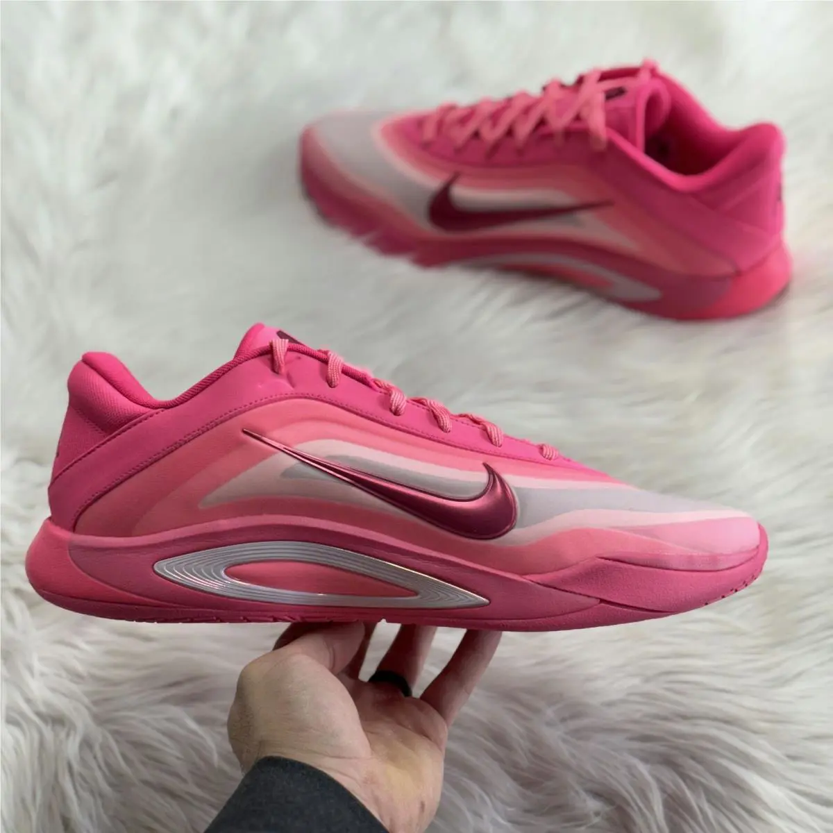 Nike shoes - A`ja Wilson A`One Pink A`ura - FZ8605-601 - Pink 6