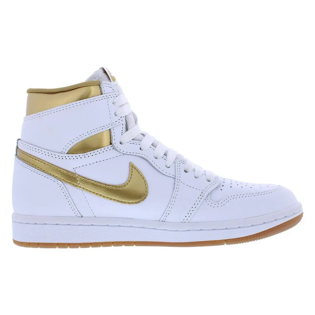 Nike shoes - White/Metallic Gold/Gum Light Brown, Main: White 1