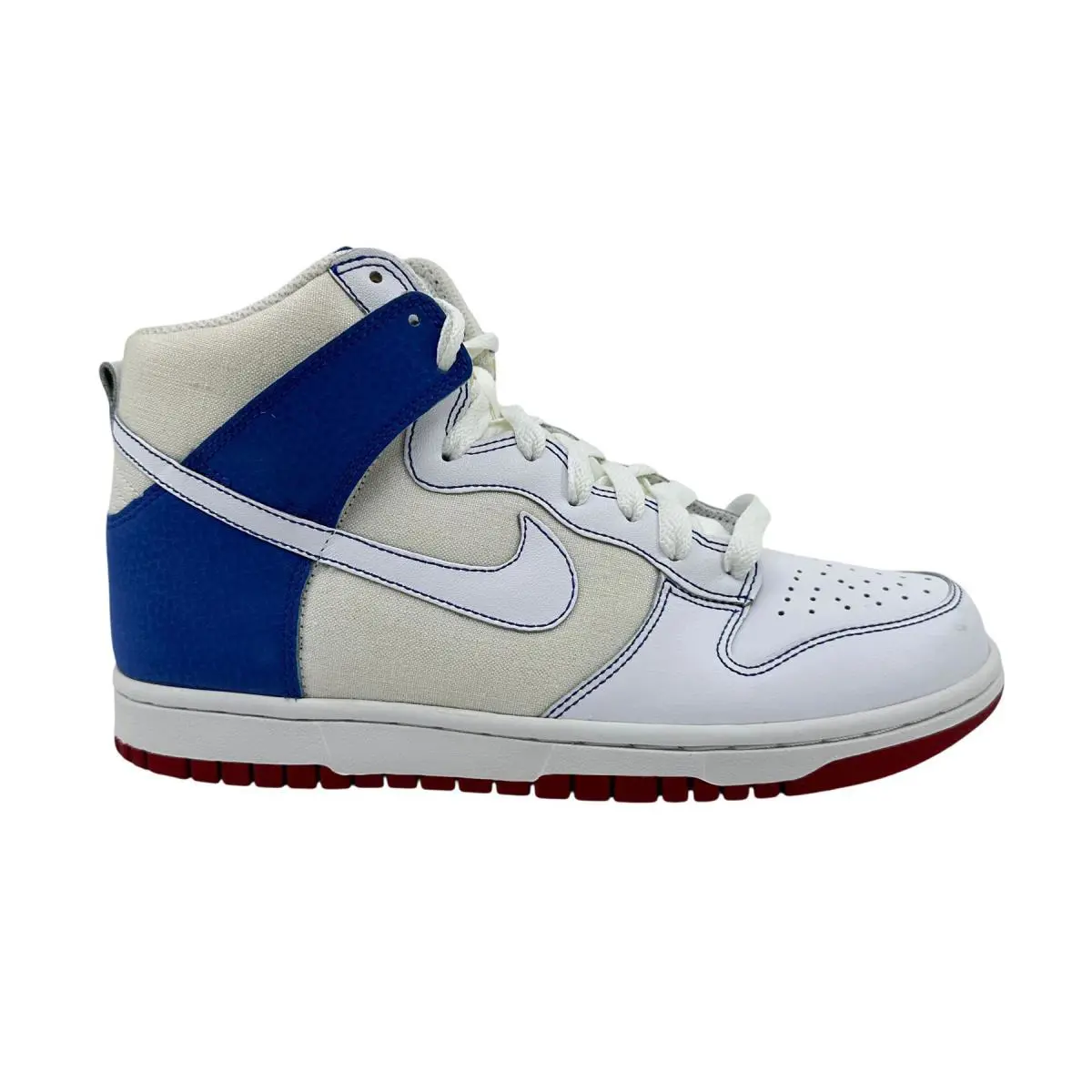 Nike shoes - Nike Dunk High - Dunk High - 318676 111 - White, Manufacturer: White Blue Red 1