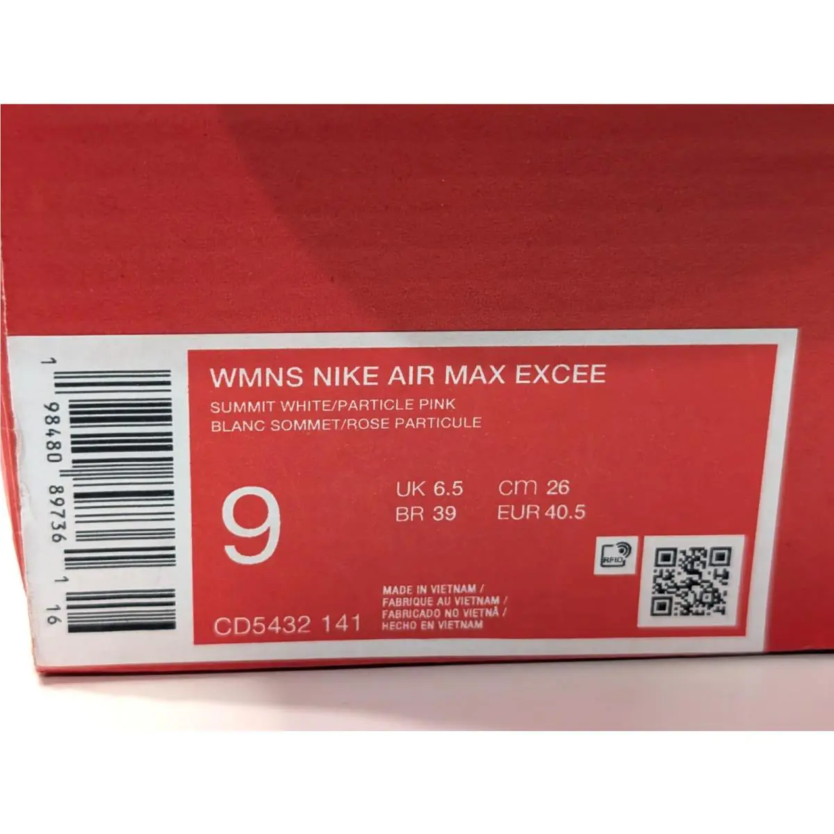 Nike shoes - Nike Air Max Excee - Air Max Excee - IB4018-133 - Summit White/Particle Pink 23