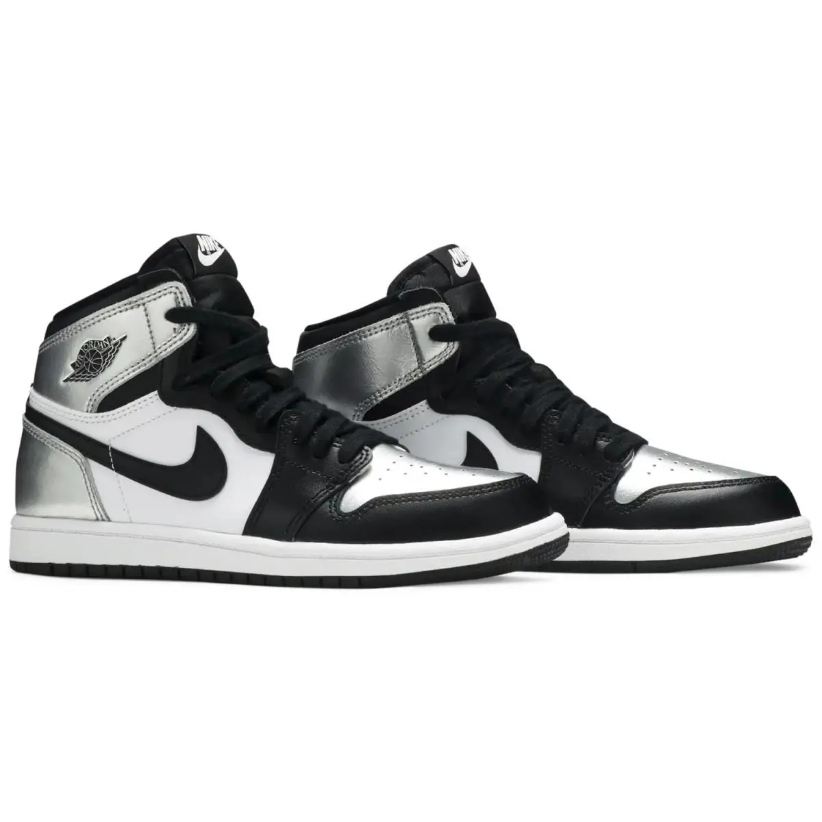 Nike shoes - Jordan 1 - Black/Metallic Silver/White 1