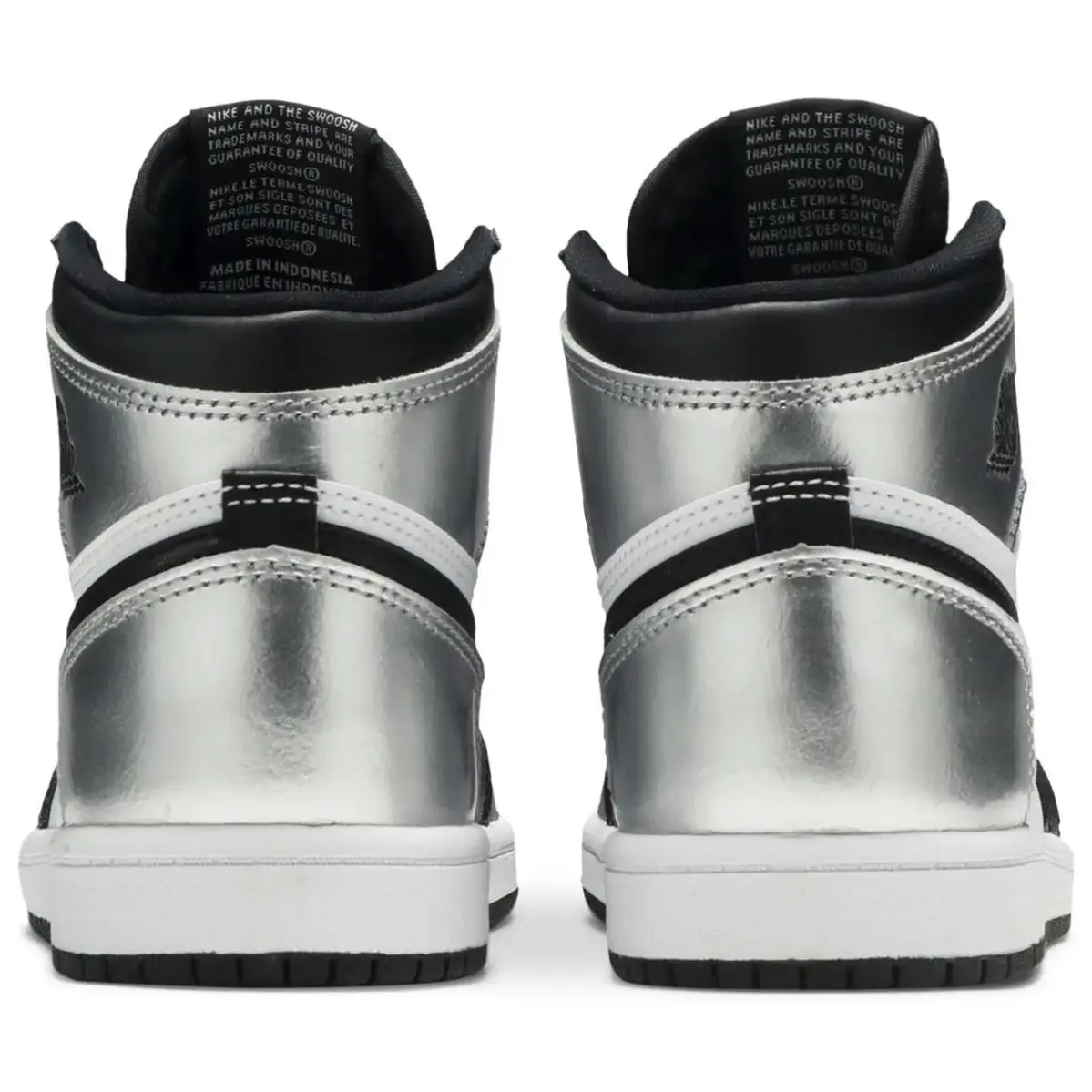 Nike shoes - Jordan 1 - Black/Metallic Silver/White 2